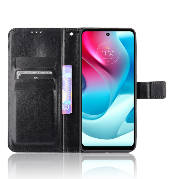 Knižkové puzdro pre Motorola Moto G60s - Solid čierne