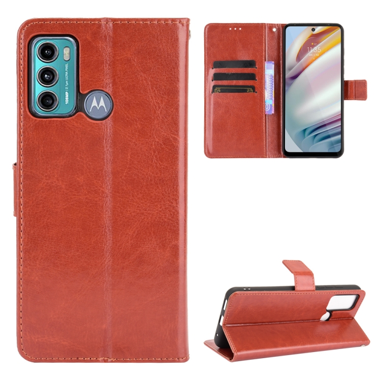 9D SKLO + PÚZDRO 2v1 pre Motorola Moto G60 - Knižkové Solid hnedé