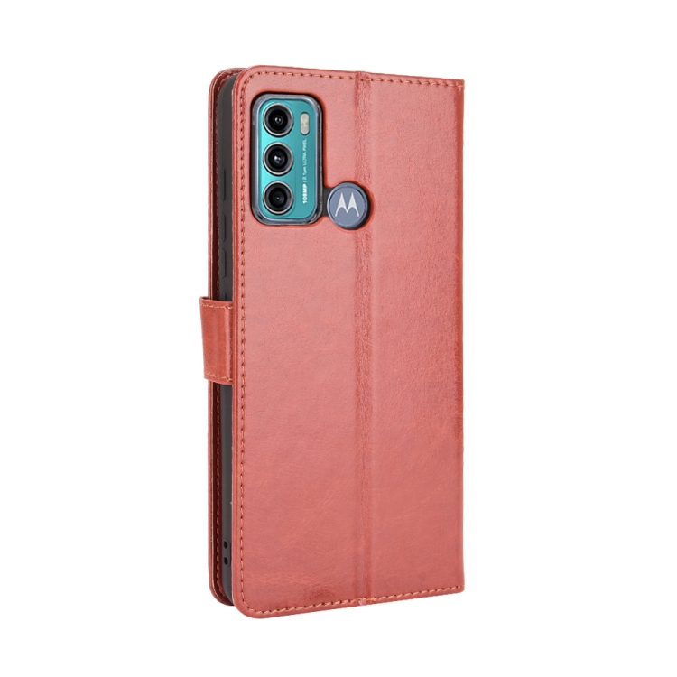 9D SKLO + PÚZDRO 2v1 pre Motorola Moto G60 - Knižkové Solid hnedé