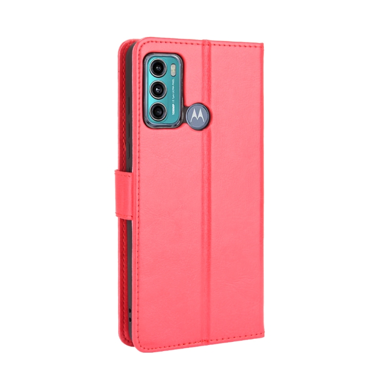 9D SKLO + PÚZDRO 2v1 pre Motorola Moto G60 - Knižkové Solid červené