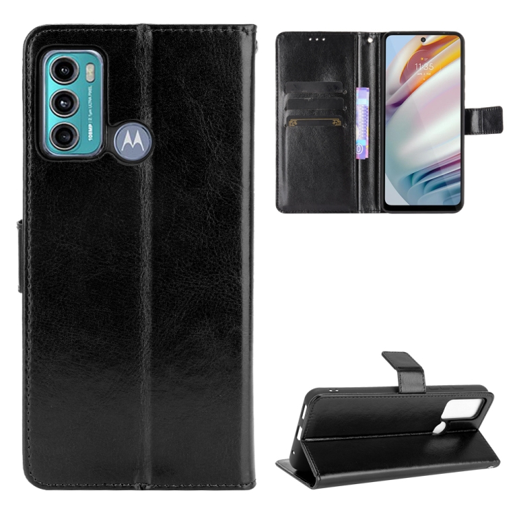 9D SKLO + PÚZDRO 2v1 pre Motorola Moto G60 - Knižkové Solid čierne