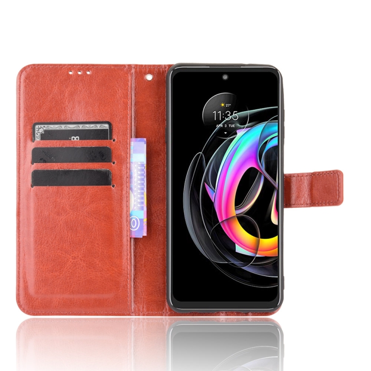 9D SKLO + PÚZDRO 2v1 pre Motorola Moto Edge 20 Lite - Solid hnedé