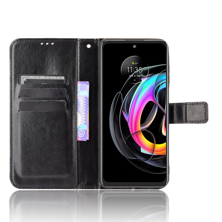 Knižkové puzdro pre Motorola Moto Edge 20 Lite - Solid čierne