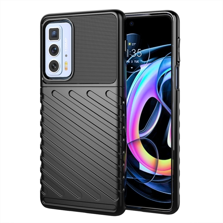 9D SKLO + PÚZDRO 2v1 pre Motorola Moto Edge 20 - Thunder čierne