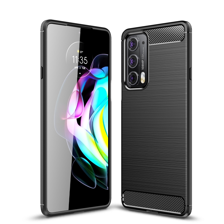 9D SKLO + PÚZDRO 2v1 pre Motorola Moto Edge 20 - Carbon čierne