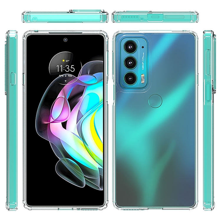 9D SKLO + PÚZDRO 2v1 pre Motorola Moto Edge 20 - Acrylic priesvitné