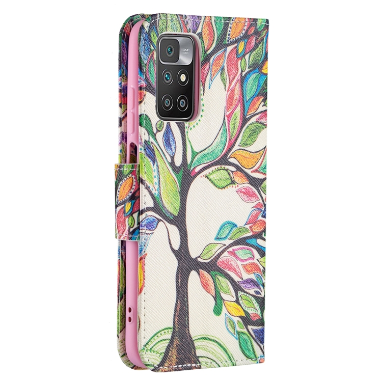 9D SKLO + PÚZDRO 2v1 pre Xiaomi Redmi 10 / Redmi 10 2022 - Knižkové Tree Life
