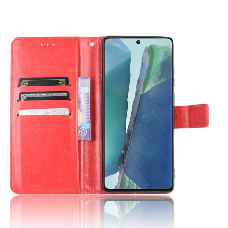 9D SKLO + PÚZDRO 2v1 pre Samsung Galaxy S20 FE - Knížkove puzdro Solid červené