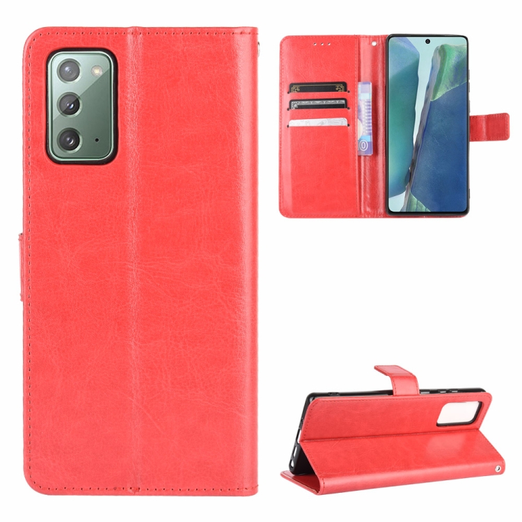 Knižkové puzdro Solid pre Samsung Galaxy S20 FE - červené
