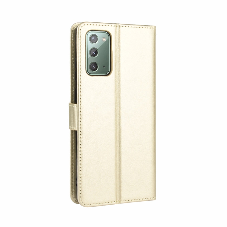 Knižkové puzdro Solid pre Samsung Galaxy S20 FE - zlaté