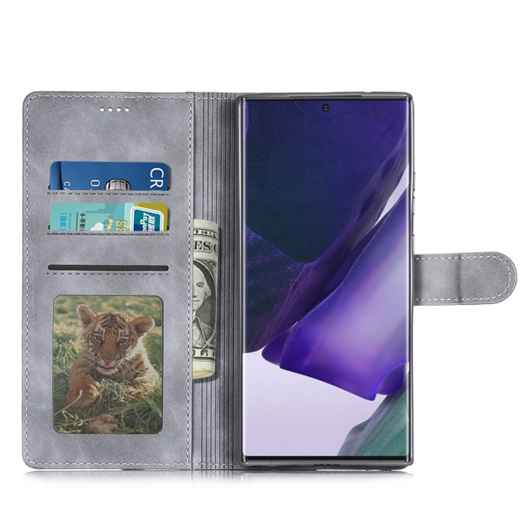 9D SKLO + PÚZDRO pre Samsung Galaxy A52 / A52 5G / A52s - Knižkové Calf sivé