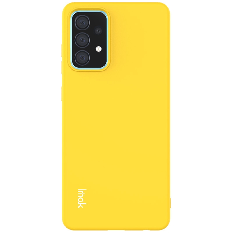 9D SKLO + PÚZDRO 2v1 pre Samsung Galaxy A52 / A52 5G / A52s - silikónové žlté