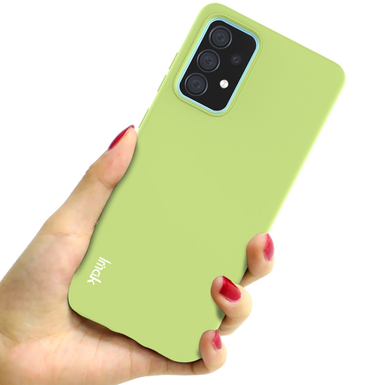 9D SKLO + PÚZDRO 2v1 pre Samsung Galaxy A52 / A52 5G / A52s - silikónové zelené