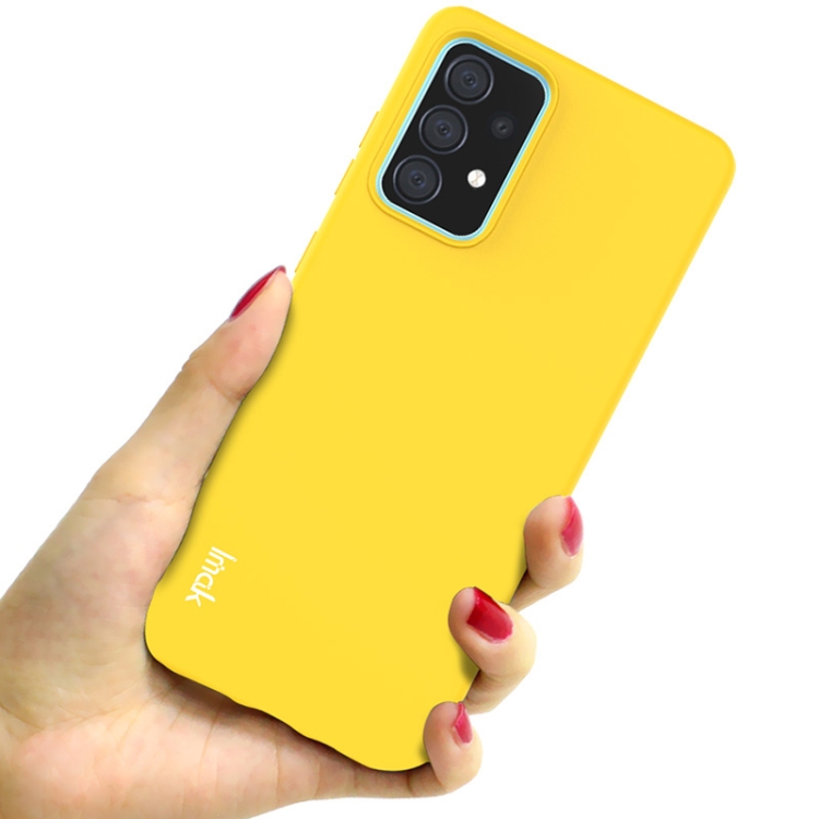 Silikonový obal pre Samsung Galaxy A52 / A52 5G / A52s - žltý