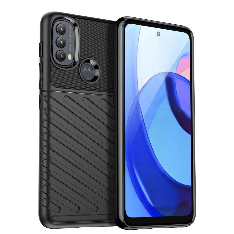 9D SKLO + PUZDRO 2v1 pre Motorola Moto E20 / E30 / E40 - Thunder čierne
