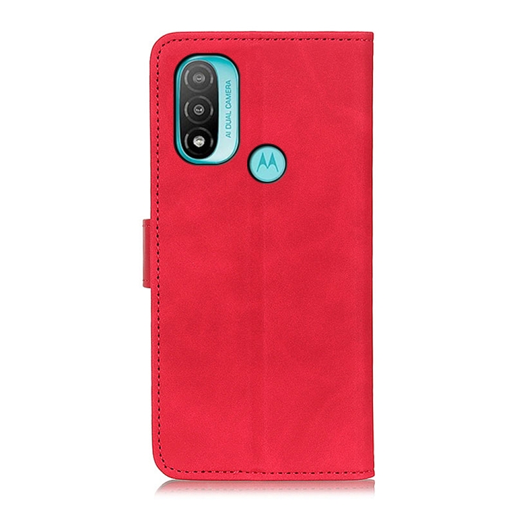 SKLO + PUZDRO 2v1 pre Motorola Moto E20 / E30 / E40 - Knižkové KHAZNEH červené