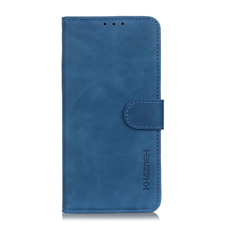 9D SKLO + PUZDRO 2v1 pre Motorola Moto E20 / E30 / E40 - Knižkové KHAZNEH modré