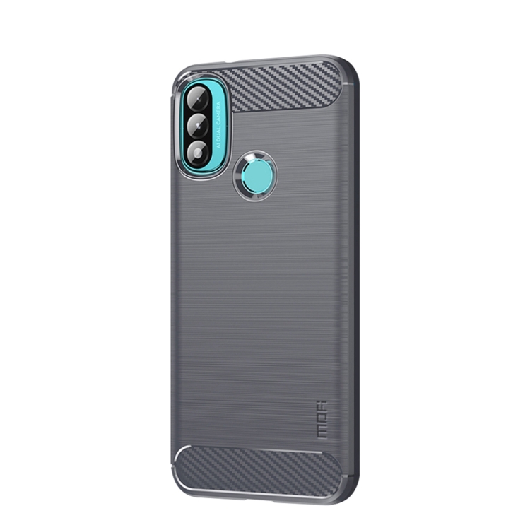 Silikónový obal na Motorola Moto E20 / E30 / E40 - carbon sivý