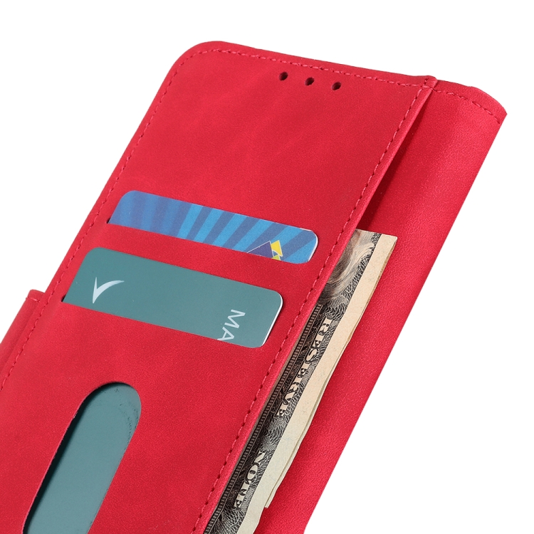 Knižkové puzdro pre Motorola Moto E20 / E30 / E40 - KHAZNEH červené