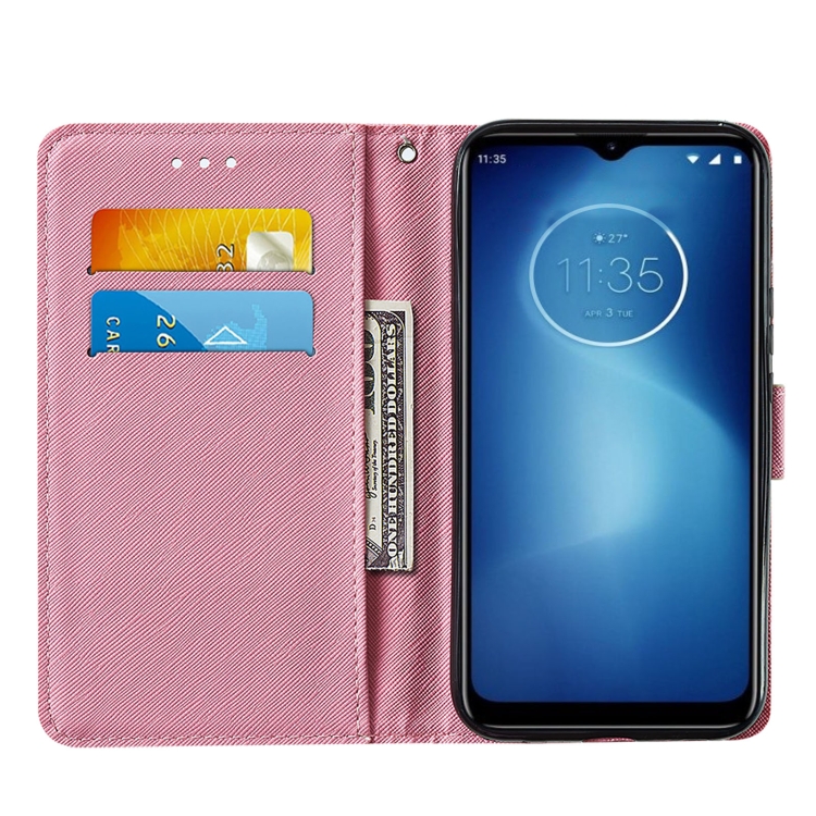 9D SKLO + PÚZDRO pre Motorola Moto E7 Power - Knižkové puzdro Pink Butterfly
