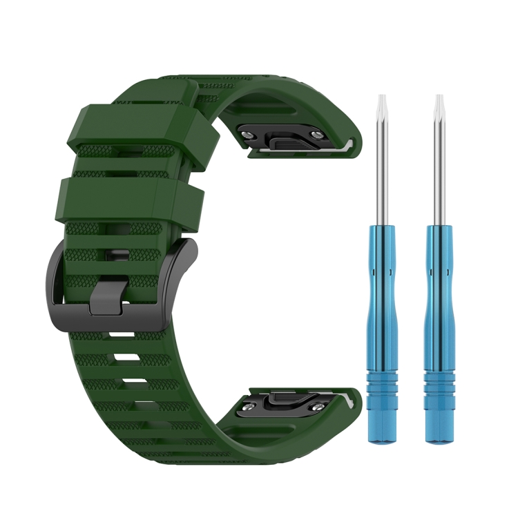 Remienok Garmin Fenix 6X - zelené
