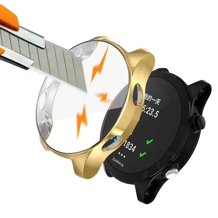 Silikónový kryt na Garmin Forerunner 935 – zlatý