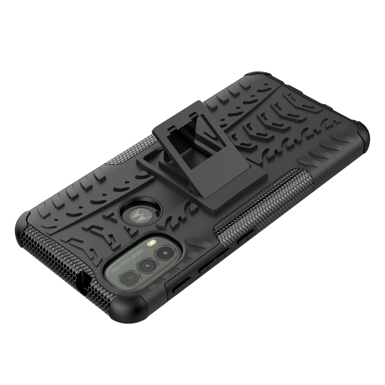 9D SKLO + PUZDRO 2v1 pre Motorola Moto E20 / E30 / E40 - Armor Holder čierne
