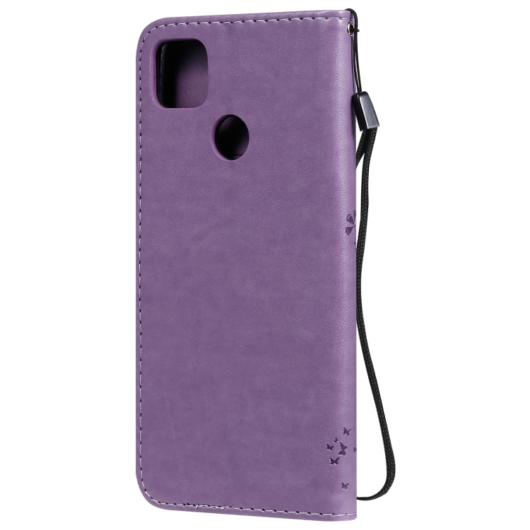 Knižkové puzdro pre Xiaomi Redmi 9C - Tree fialové