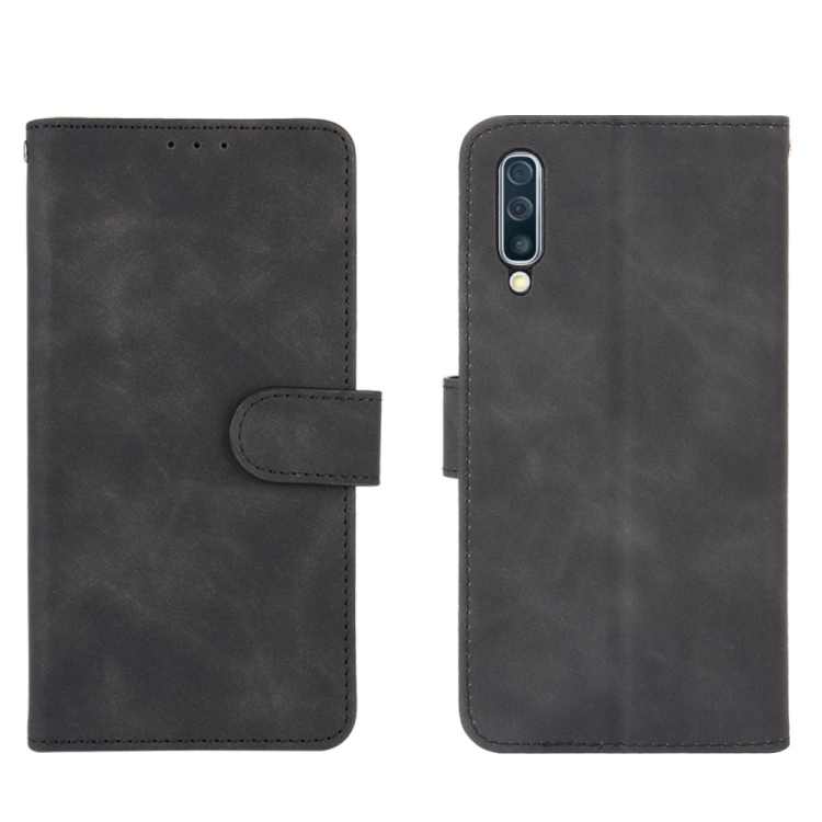 9D SKLO + PÚZDRO 2v1 pre SAMSUNG GALAXY A50 - Knižkové Solid čierne