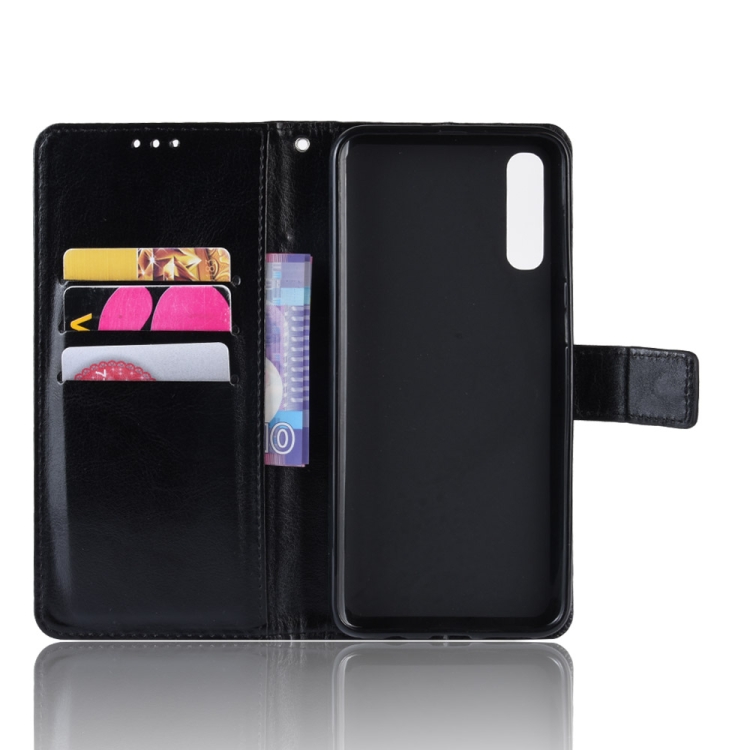 9D SKLO + PÚZDRO 2v1 pre Samsung Galaxy A70 - Knižkové Solid čierne