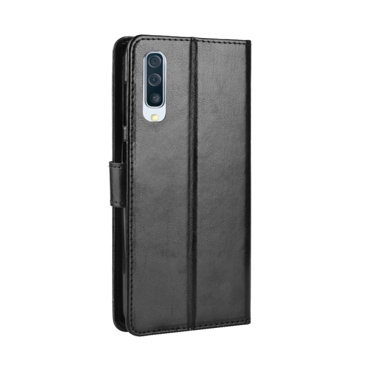 9D SKLO + PÚZDRO 2v1 pre Samsung Galaxy A70 - Knižkové Solid čierne