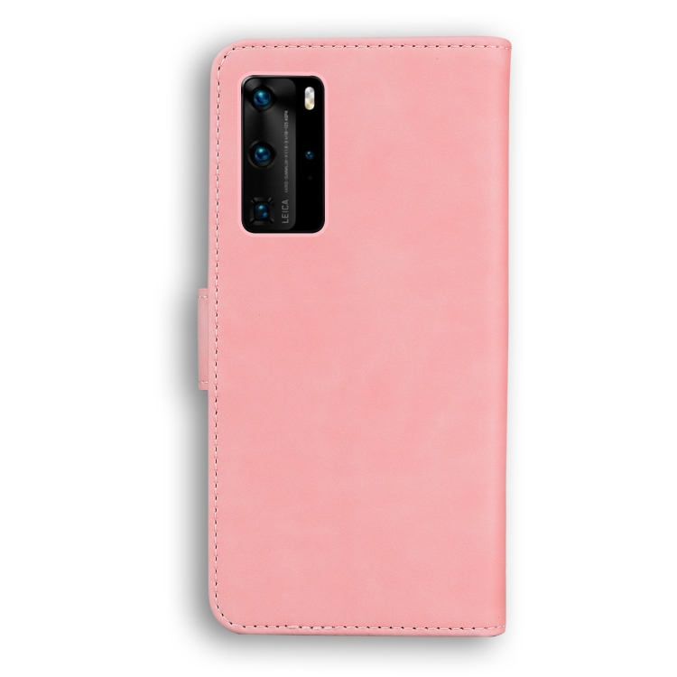 Knižkové puzdro na Huawei P40 Pro - Solid ružové