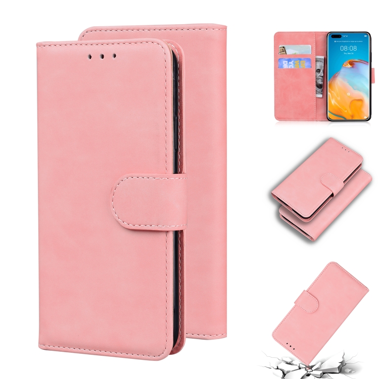 Knižkové puzdro na Huawei P40 Pro - Solid ružové