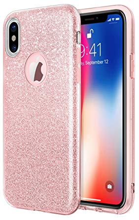 Obal Forcell SHINING pre Apple iPhone X/XS pink