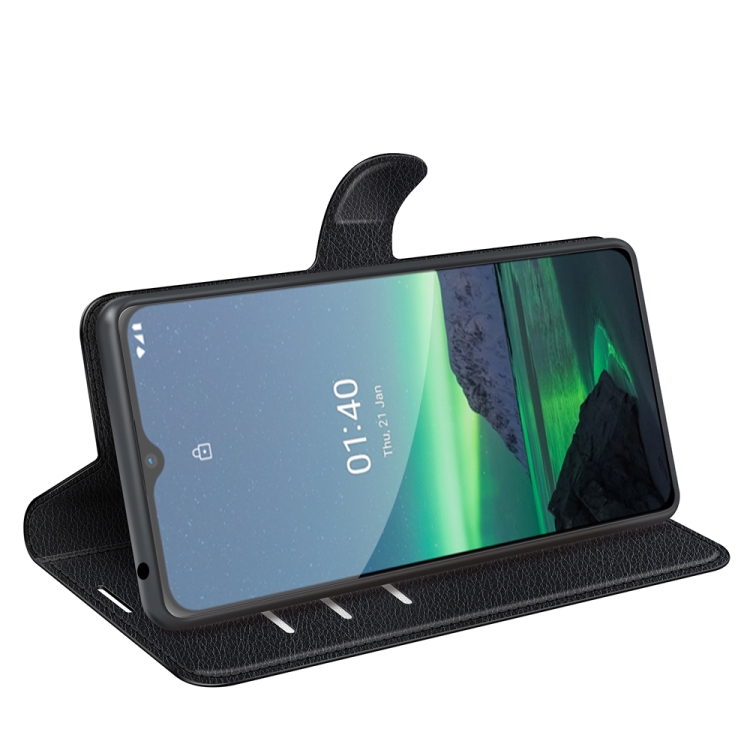 Knižkové puzdro pre Nokia 1.4 - Solid čierne