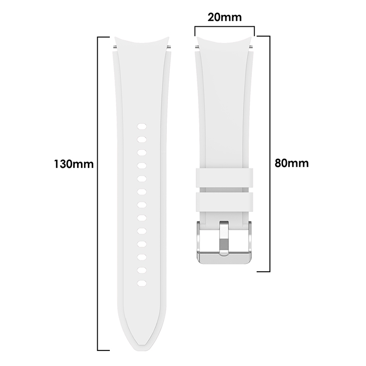 Remienok na Samsung Galaxy Watch 4 46mm – bielý