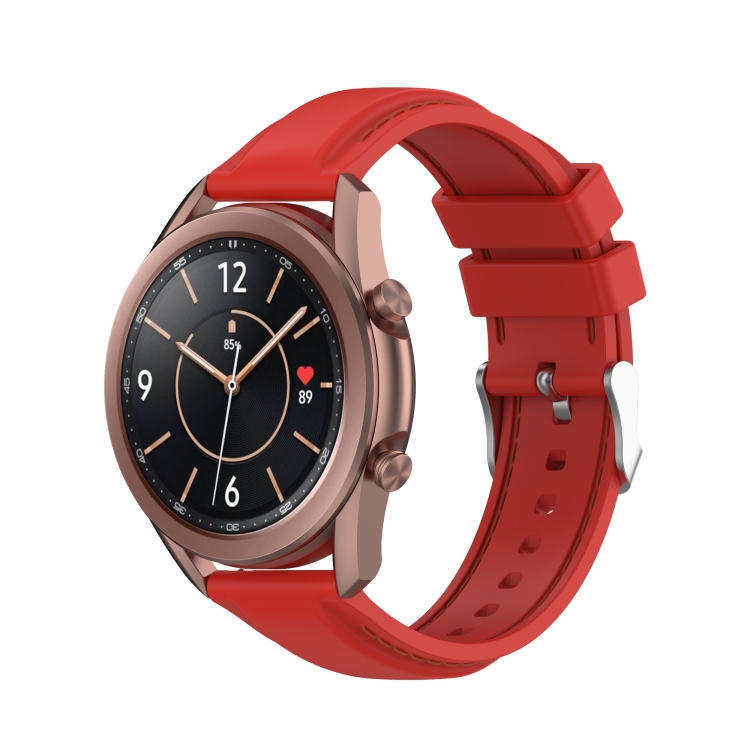 Remienok na Samsung Galaxy Watch 3 41mm / Active / Active 2 – Strap, červený