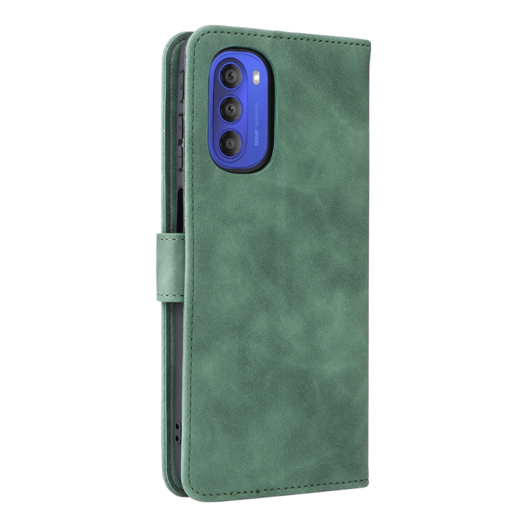 9D SKLO + PÚZDRO 2v1 pre Motorola Moto G51 5G - Knižkové Solid zelené