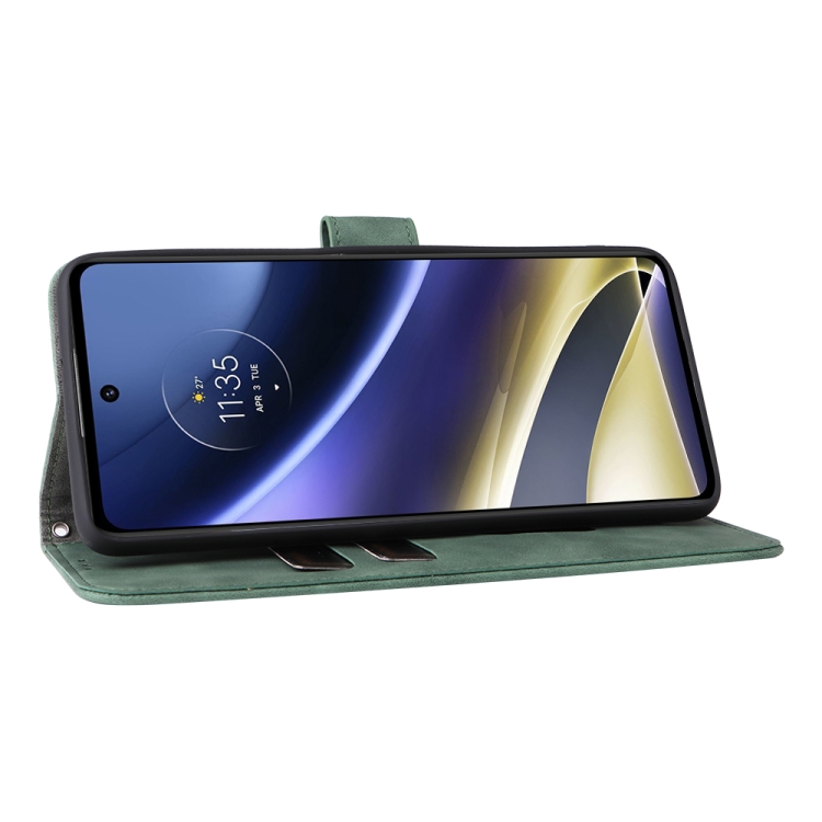 9D SKLO + PÚZDRO 2v1 pre Motorola Moto G51 5G - Knižkové Solid zelené