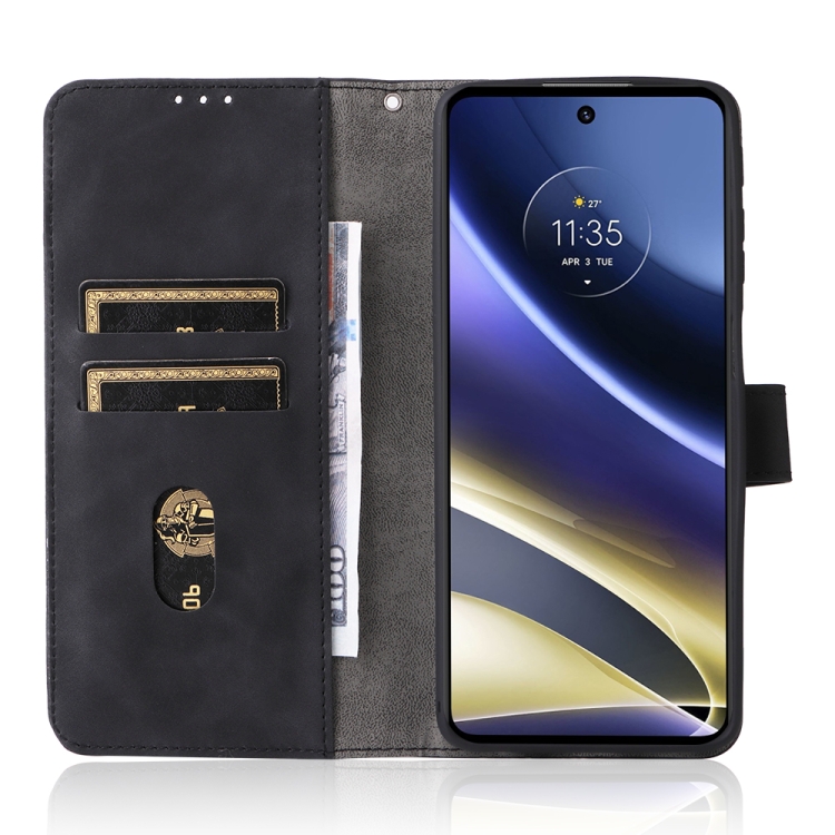 Knižkové puzdro pre Motorola Moto G51 5G - Solid čierne