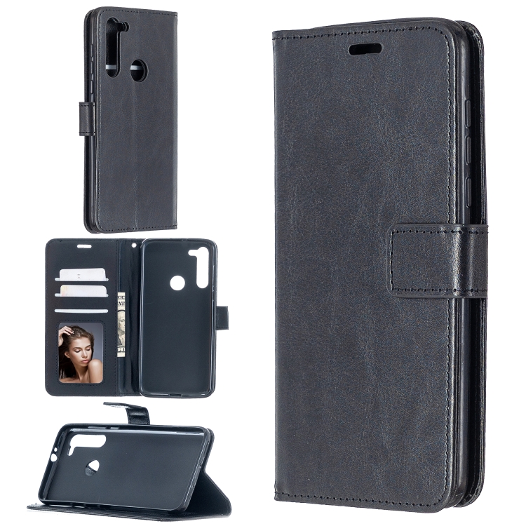 Knižkové puzdro pre Motorola Moto G8 - Solid čierne