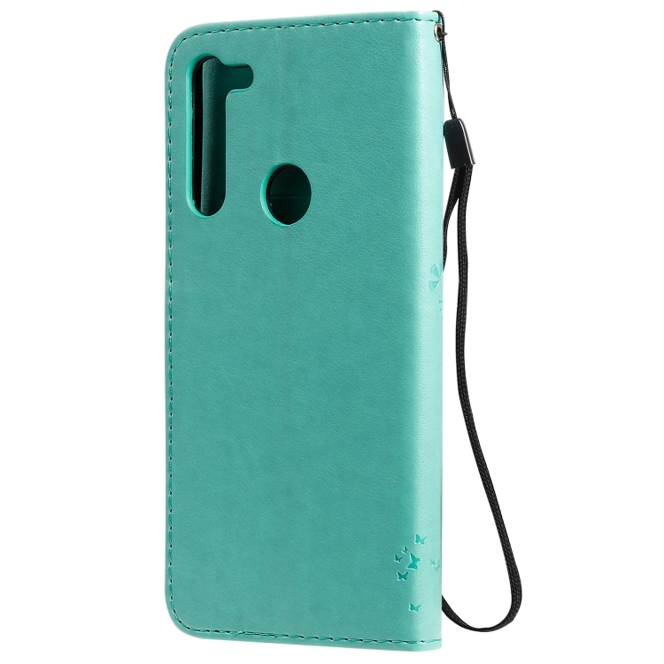 Knižkové puzdro pre Motorola Moto G8 - Lanyard zelené