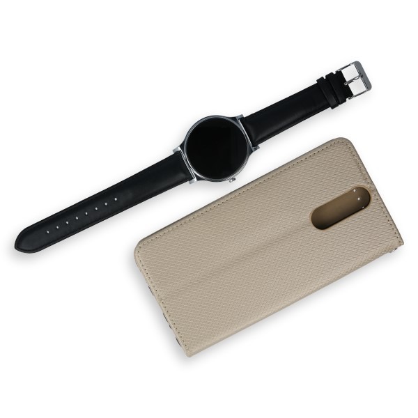 Púzdro Smart Magnet na Huawei Mate 10 Lite zlaté