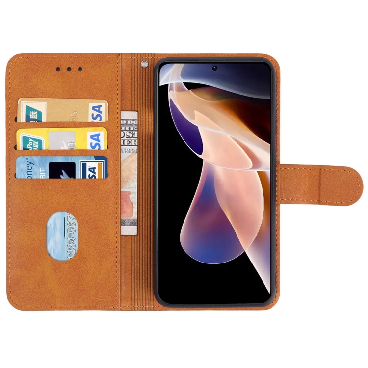 SKLO + PÚZDRO 2v1 pre Xiaomi Redmi Note 11 Pro / Note 11 Pro 5G - Solid hnedé