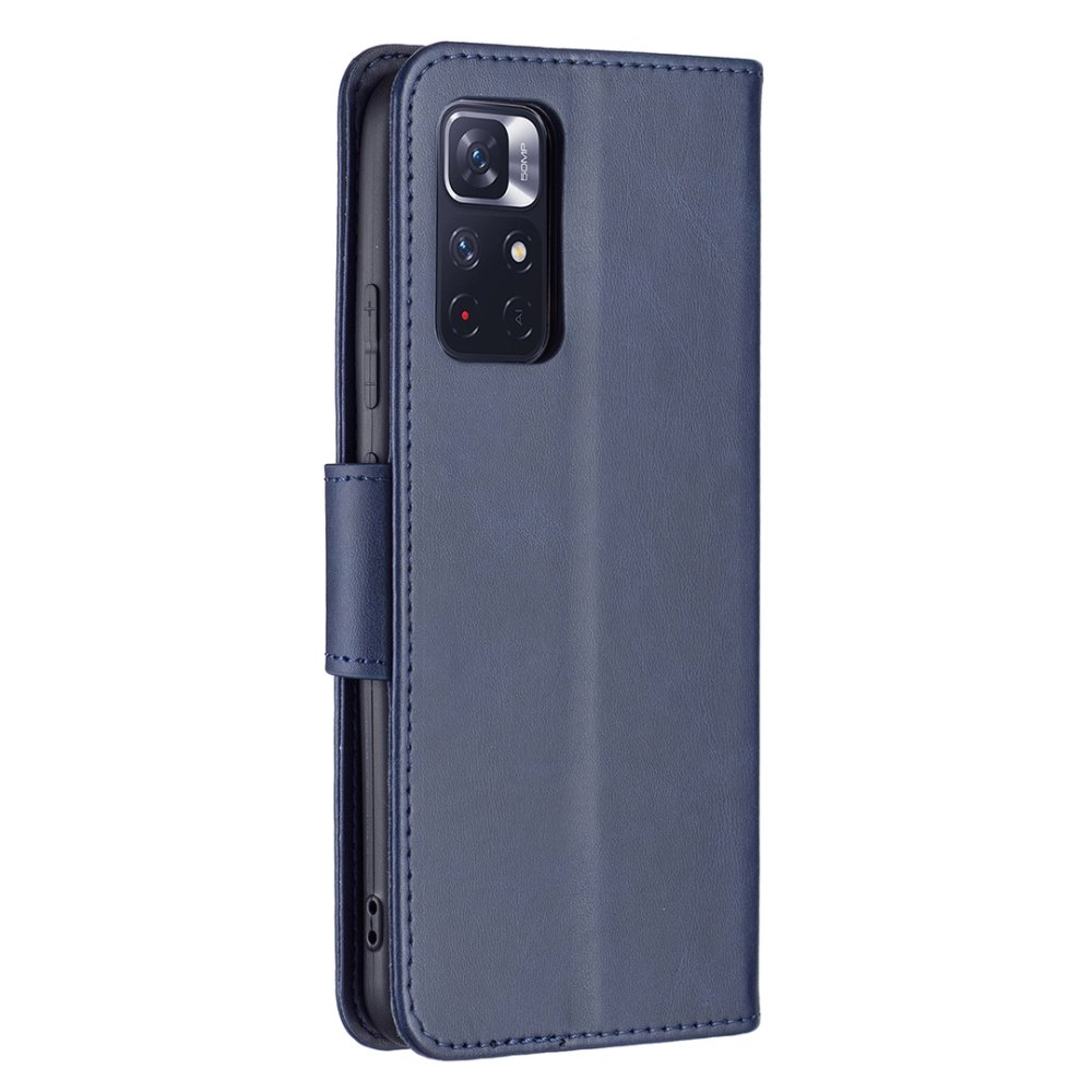 SKLO + PÚZDRO 2v1 pre Xiaomi Poco M4 Pro 5G - Solid modré