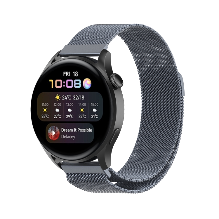 Remienok na Huawei Watch GT 3 42mm – Milanese, sivý