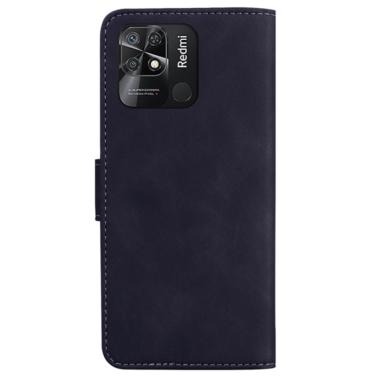 SKLO + PÚZDRO 2v1 pre Xiaomi Redmi 10C - Knižkové Solid čierne