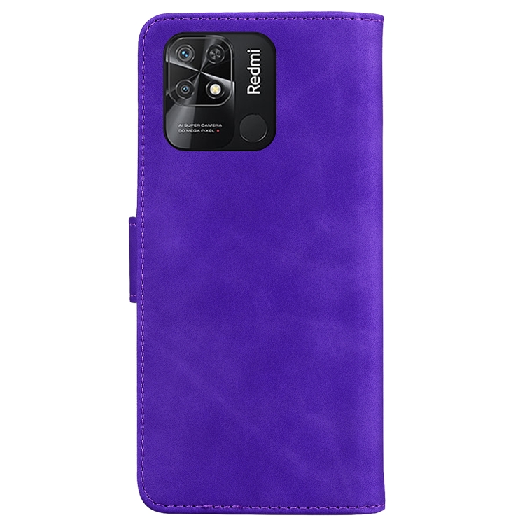 Knižkové puzdro pre Xiaomi Redmi 10C - Solid fialové