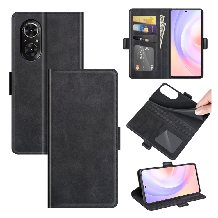 Knižkové puzdro pre Huawei Nova 9 SE - Solid čierne
