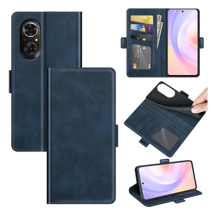 Knižkové puzdro pre Huawei Nova 9 SE - Solid modré